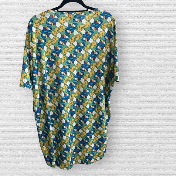NWT Womens Lularoe Disney Donald Duck Sz Small Irma.Tag Is Small, But Fits Loose - Picture 11 of 15